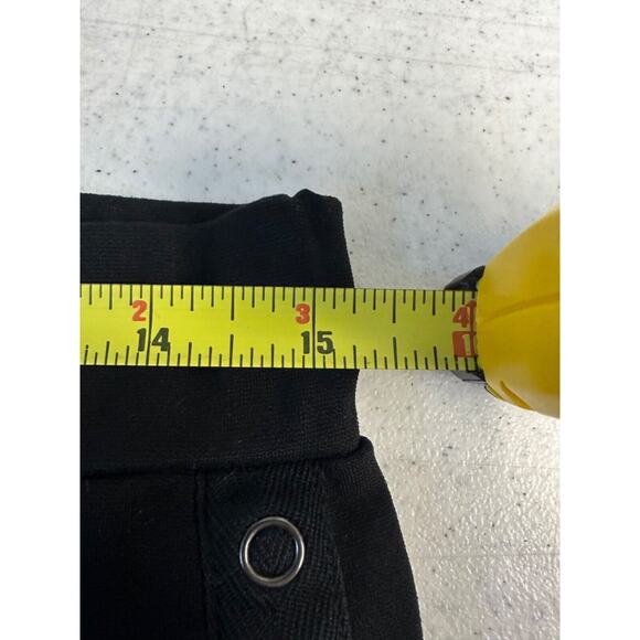 Worth New York Pull On Side Snap Pants Black Elastic Waist size S Blended A60 - Picture 6 of 7